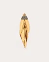 Bibi Van Der Velden Women's Gold Scarab Bunch Earring 18k Gold In Gold