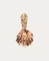 Bibi Van Der Velden Women's Mermaid Splash 18k Gold Diamond Single Earring In Gold/rose Gold