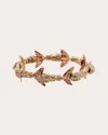 Bibi Van Der Velden Women's Mermaid Tails Bracelet In Gold/rose Gold