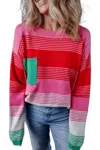 Bibi Women's Cranberry Ginger Sweater In Multi In Multi