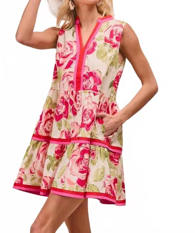 Bibi Women's Rosie V Neck Dress In Multi
