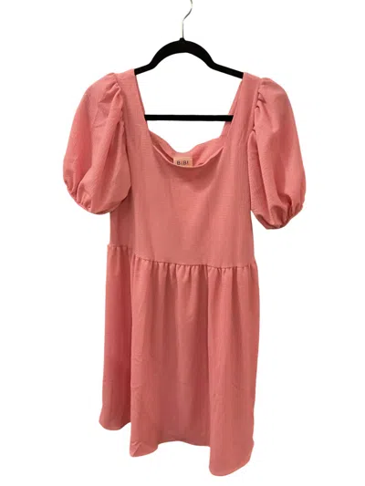 Bibi Women's Squareneck Mini Dress In Pink
