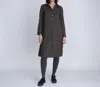 Bibico Alexa Flannel Dress In Dark Sage