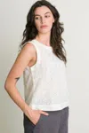 Bibico Pippa Cotton Blouse In Ecru Embroidery In Multi