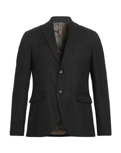 Bicolore® Bicolore Man Blazer Black Size 34 Polyester, Viscose, Elastane