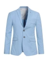Bicolore® Bicolore Man Blazer Light Blue Size 34 Polyester, Viscose, Elastane