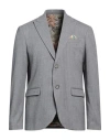 Bicolore® Bicolore Man Blazer Light Grey Size 42 Polyester, Viscose, Elastane