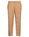 Bicolore® Bicolore Man Pants Camel Size 38 Cotton, Viscose, Elastane In Beige