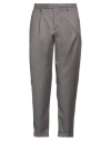 Bicolore® Bicolore Man Pants Lead Size 34 Polyester, Viscose, Elastane In Grey