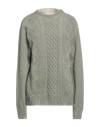 Bicolore® Bicolore Woman Sweater Sage Green Size Xl Wool, Polyamide