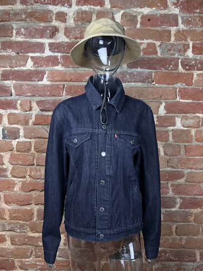 Pre-owned Bicycle X Levis Levi's Commuter Water Repellant Denim Jacket For Bicycle In Navy Blue