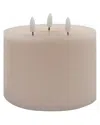 Bidkhome 3-wick Small Flameless Candle In Pink