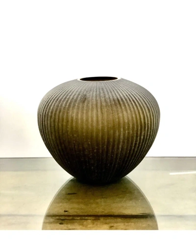 Bidkhome Appy Vase Small In Brown