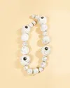 Bidkhome Beads Taper Holder In White