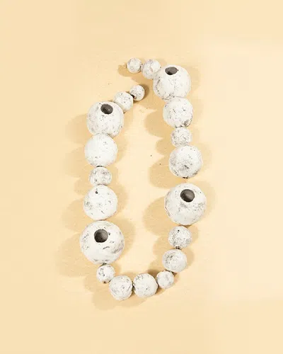 Bidkhome Beads Taper Holder In White