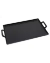 Bidkhome Black Aluminum Tray With Handles 10x14 Black