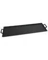 Bidkhome Black Aluminum Tray With Handles 10x34 Black