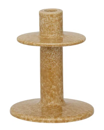 Bidkhome Candle Holder Aiden In Brown