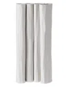 Bidkhome Ceramic 3d Printed Vase In White