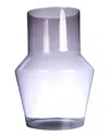 Bidkhome Evie Mouthblown Recycled Glass Vase Purple Dia 11
