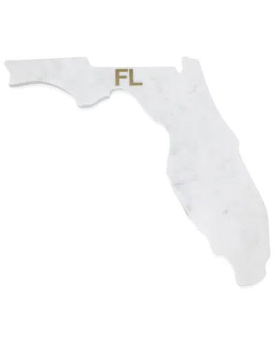 Bidkhome Florida Cutting Board In White