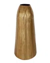 Bidkhome Hammered Vase In Brass