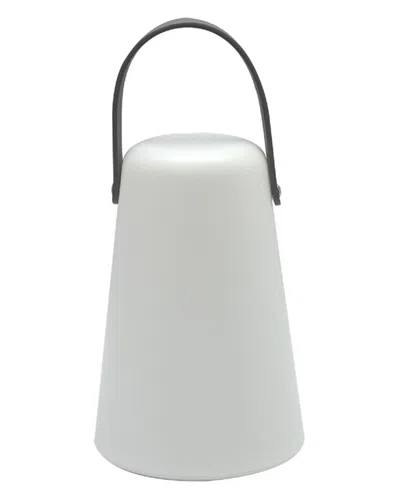 Bidkhome Large Flameless Outdoor Lantern Candle In Gray