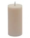 Bidkhome Large Flameless Pillar Candle In Pink