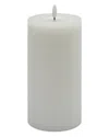 Bidkhome Large Flameless Pillar Candle In White