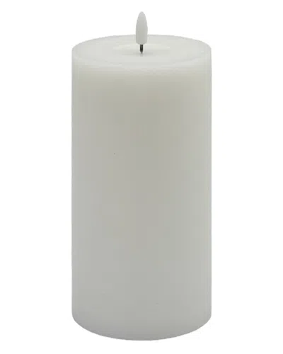 Bidkhome Large Flameless Pillar Candle In White