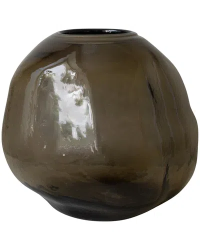 Bidkhome Large Pebble Vase In Brown