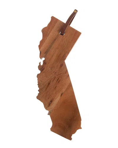 Bidkhome Large Polished Marble California Cutting Board In White