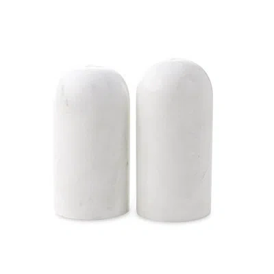 Bidkhome Mabrle Salt And Pepper Shaker Set In White