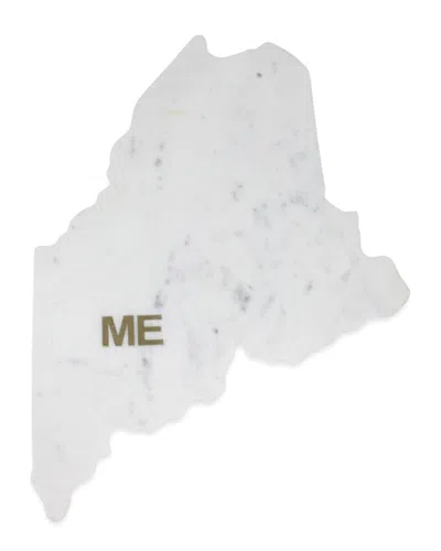 Bidkhome Maine Cutting Board In White