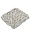 Bidkhome Chain Knitted Trivet 8x8 Wool