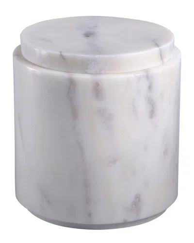 Bidkhome Marble Round Canister