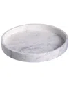Bidkhome Marble Round Tray