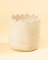 Bidkhome Medium Wave Pot In White