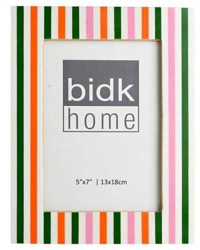 Bidkhome Multi Colored Resin Picture Frame 5x7