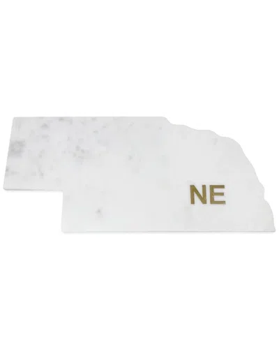 Bidkhome Nebraska Cutting Board In White