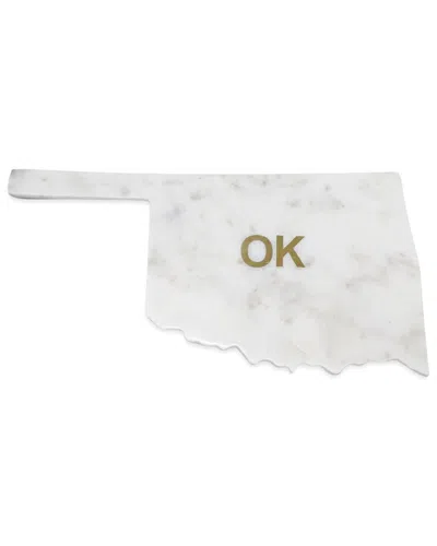 Bidkhome Oklahoma Cutting Board In White