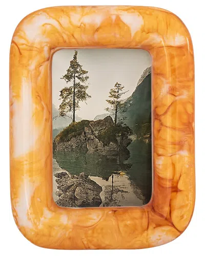 Bidkhome Orange Resin 4x6 Frame