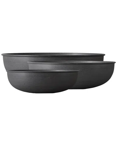 Bidkhome Out Bowl 3-set In Black