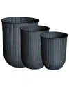 Bidkhome Out Stripe 3-set In Black