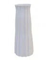 Bidkhome Paper Mache Vase In White