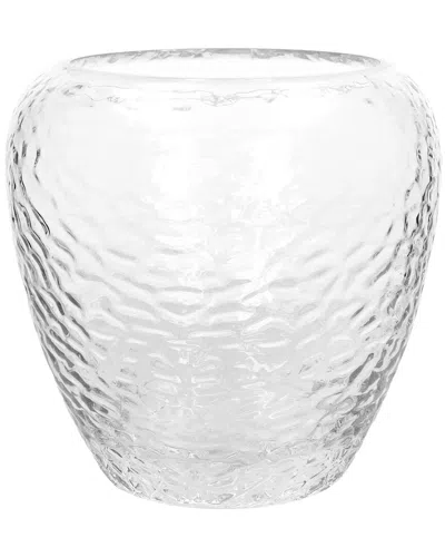 Bidkhome Prisma Vase Hurricane Clear Glass 11in In Transparent