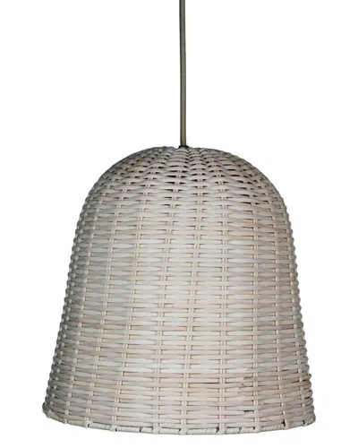 Bidkhome Rattan White Pendant Lamp