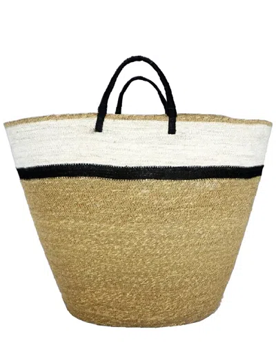 Bidkhome Seagrass Bag In Black