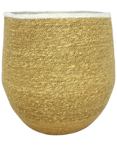 Bidkhome Seagrass Basket In White