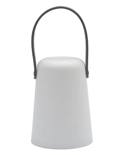Bidkhome Small Flameless Outdoor Lantern Candle In Gray